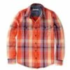 Chemise Outerknown Homme Blanket Shirt- Flame Panorama Plaid