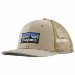 Casquette Patagonia P-6 Logo Trucker Hat Oar Tan Classic Tan