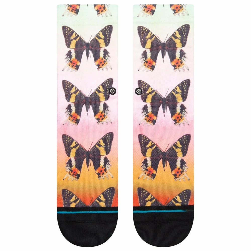 Chaussettes Stance W Crew Sock Aflutter Multi 5 Chaussettes Stance W Crew Sock Aflutter Multi – Image 3