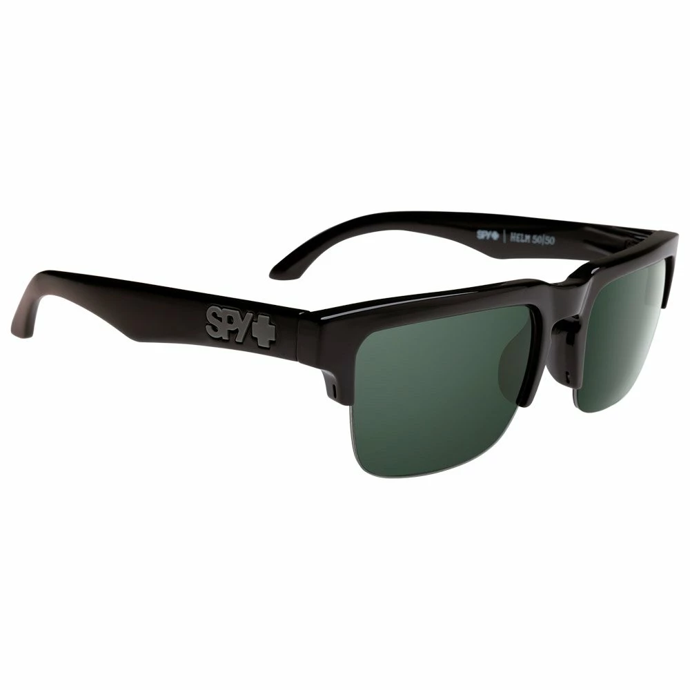 Lunettes De Soleil Spy Helm 50/50 Black Happy Gray Green 6 Lunettes De Soleil Spy Helm 50/50 Black Happy Gray Green – Image 4