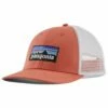 Casquette Patagonia P-6 Logo Lopro Trucker Hat Quartz Coral