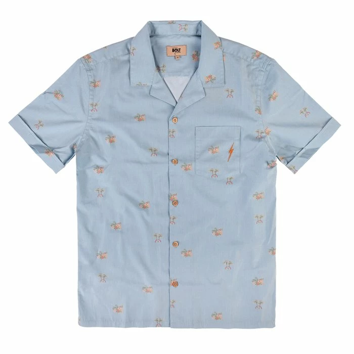 Chemise Lightning Bolt Homme Polynesia Shirt S20 3 Chemise Lightning Bolt Homme Polynesia Shirt S20