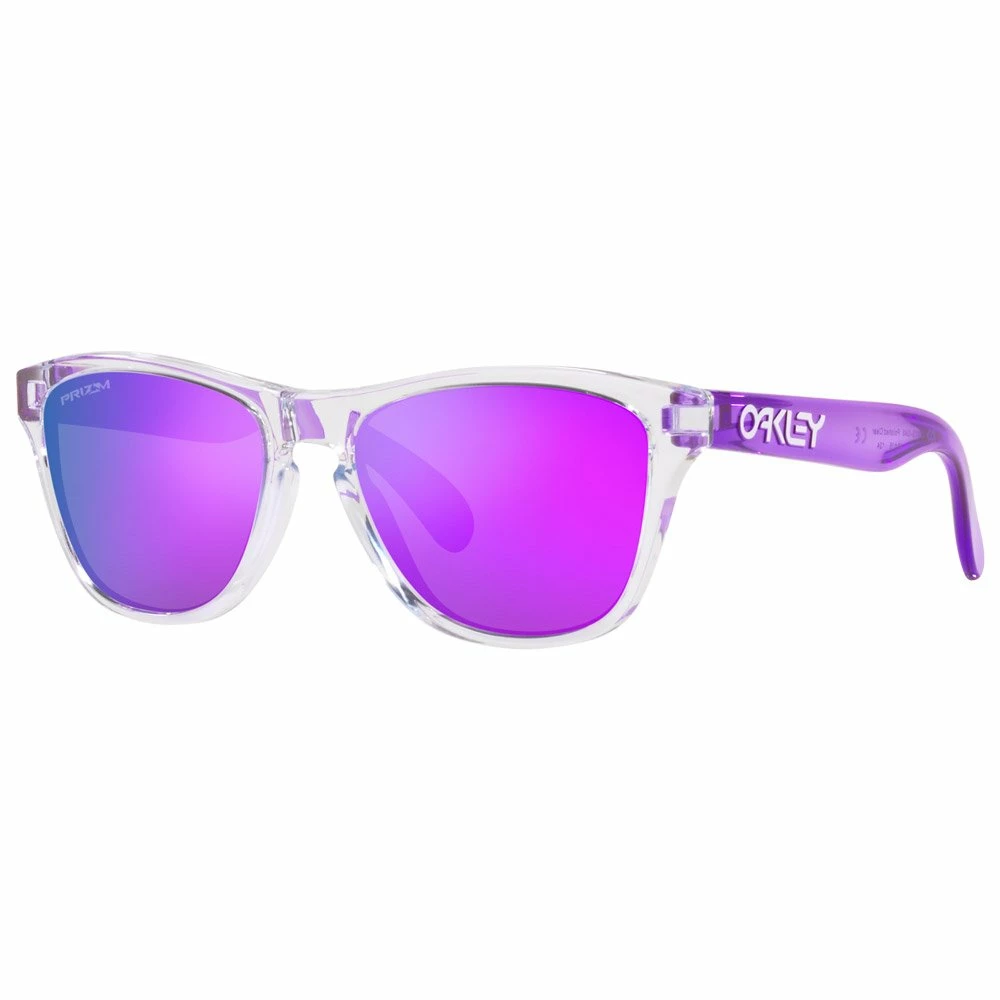 Lunettes De Soleil Oakley Frogskins Xxs Clear Prizm Violet 3 Lunettes De Soleil Oakley Frogskins Xxs Clear Prizm Violet