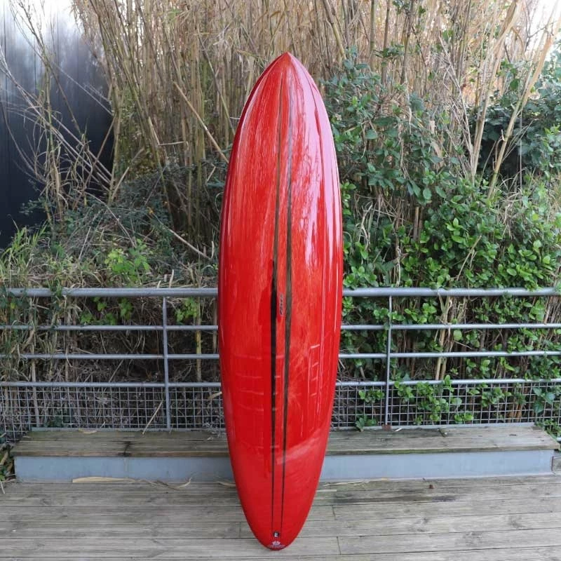 Board De Surf Pukas La Côte - Red Tint - Futures Fins - 7'2" / 123 Cm 3 Board De Surf Pukas La Côte - Red Tint - Futures Fins - 7'2" / 123 Cm