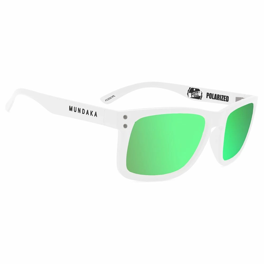 Lunettes De Soleil Mundaka Optic Pozz' White Smoke Green Revo Cx Polarized 3 Lunettes De Soleil Mundaka Optic Pozz' White Smoke Green Revo Cx Polarized