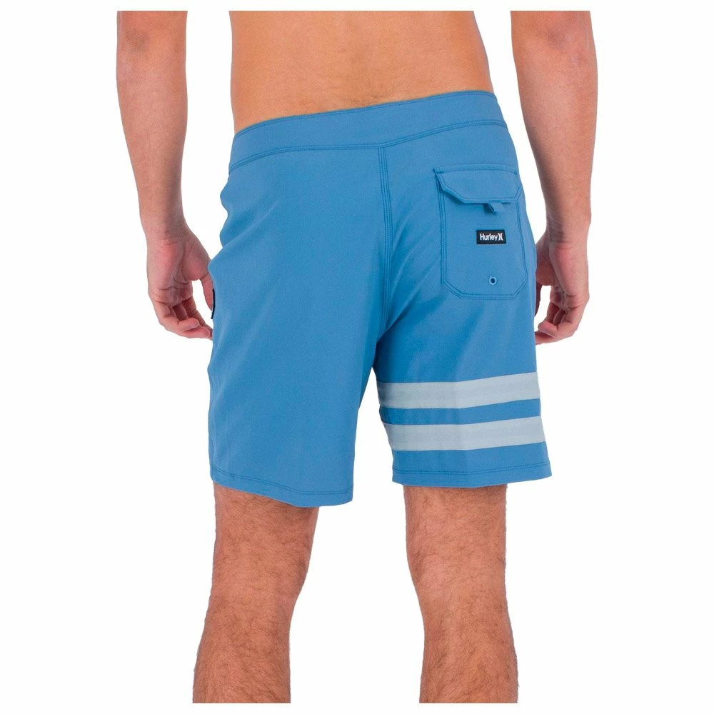 Boardshort Hurley Block Party 18" Medium Blue 4 Boardshort Hurley Block Party 18" Medium Blue – Image 2