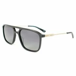 Lunettes De Soleil Binocle Eyewear Milano Silver Black Grey Polarized