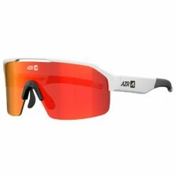Lunettes De Soleil AZR Coffret Sky Rx Blanche Mat Multicouche Rouge Incolore