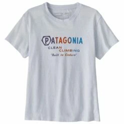 Tee-shirt Patagonia W Endure Hex Responsibili-Tee White