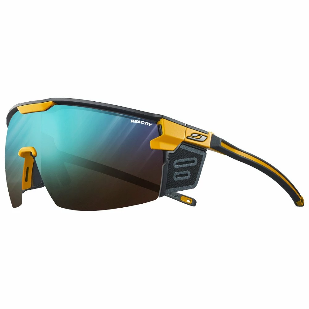 Lunettes De Soleil Julbo Ultimate Cover Mat Jaune Noir Reactiv 2-4 8 Lunettes De Soleil Julbo Ultimate Cover Mat Jaune Noir Reactiv 2-4 – Image 6