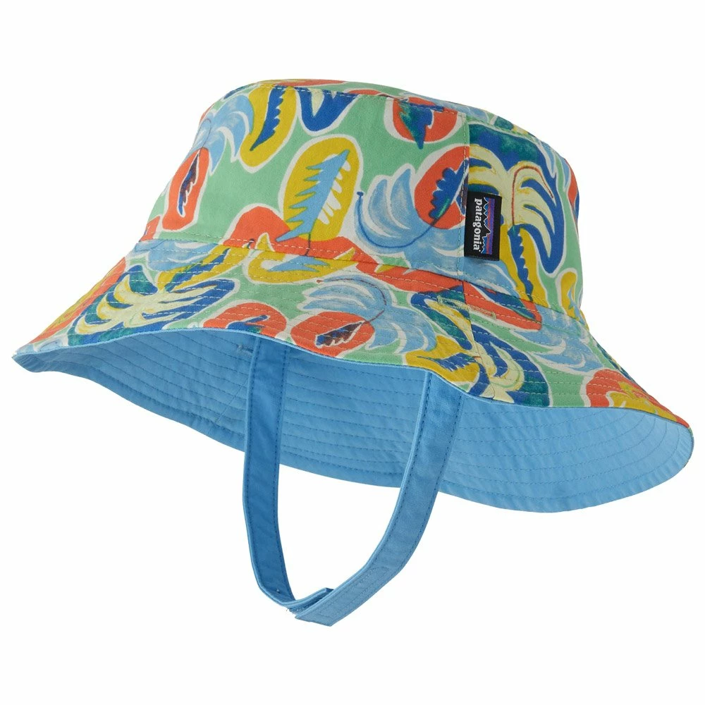 Bob Patagonia Baby Sun Bucket Hat Community Bloom Green 4 Bob Patagonia Baby Sun Bucket Hat Community Bloom Green – Image 2
