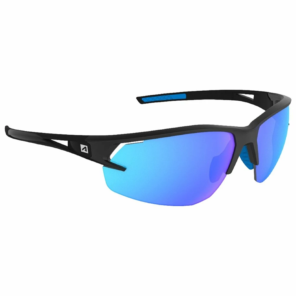 Lunettes De Soleil AZR Fast Mat Noir Multicouche Bleu 3 Lunettes De Soleil AZR Fast Mat Noir Multicouche Bleu