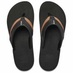 Tongs Reef Cushion Dawn Black/Tan