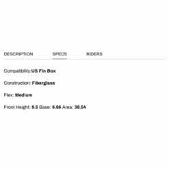 Ailerons Longboard Captain Fin Christenson Tracker -Surfen Geschäft 194cc83ddbc22efde867ee2e9e1553b2d823c897 E20CAPTWAT58140 3