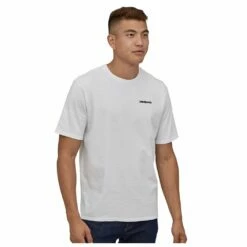 Tee-shirt Patagonia P-6 Logo Responsibili-Tee White