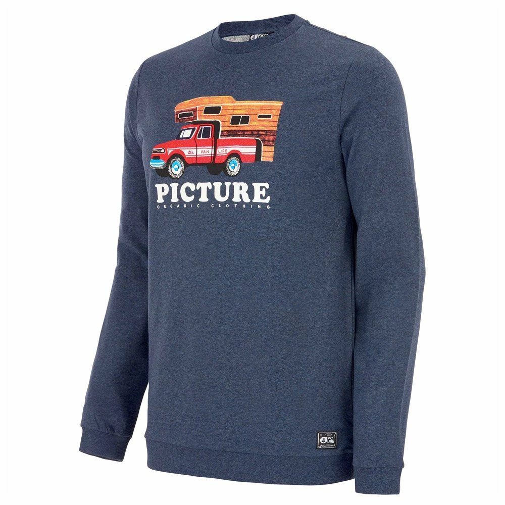Sweat Picture Chuck Crew Dark Blue Melange 3 Sweat Picture Chuck Crew Dark Blue Melange