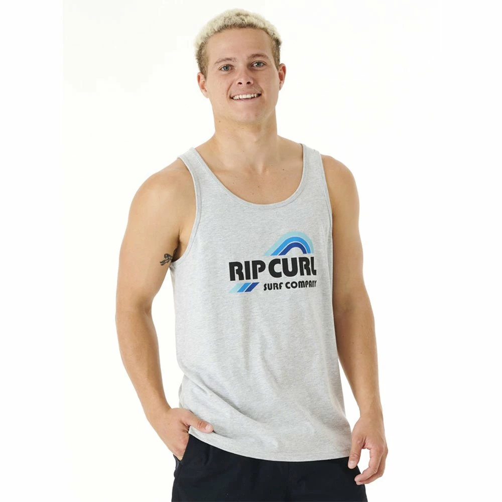 Tee-shirt Rip Curl Débardeur Surf Revival Waving Tank Grey Marle 3 Tee-shirt Rip Curl Débardeur Surf Revival Waving Tank Grey Marle