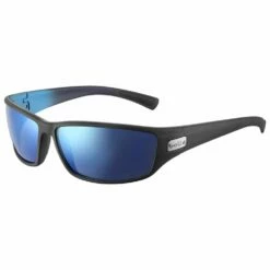 Lunettes De Soleil Bolle Python Matte Black Blue Hd Polarized Offshore Blue