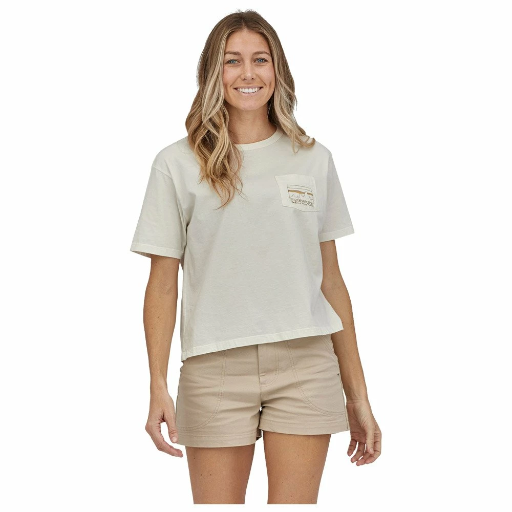 Tee-shirt Patagonia Women's 73 Skyline Organic Easy Cut Birch White 5 Tee-shirt Patagonia Women's 73 Skyline Organic Easy Cut Birch White – Image 3