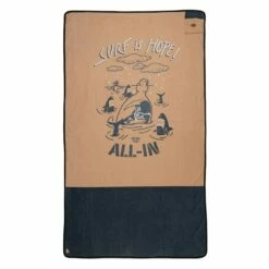 Serviettes Plage All-In XL + Poche All In Grand Format - Hope Dark Pink / Blue