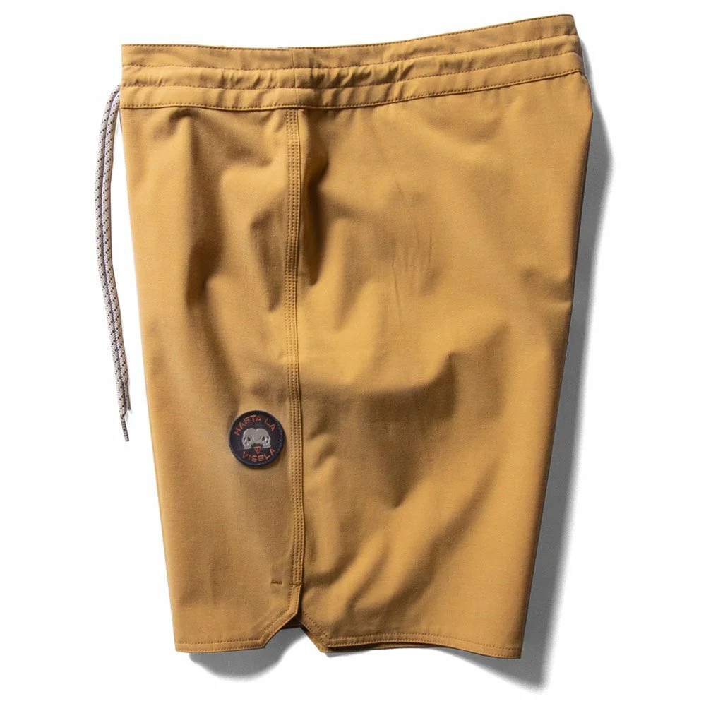 Boardshort Vissla Solid Sets 18.5" Gold Coral 4 Boardshort Vissla Solid Sets 18.5" Gold Coral – Image 2