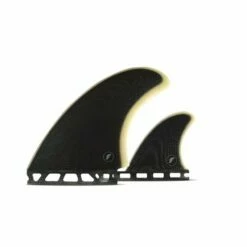 Ailerons Surf Futures Fins Pukas Twin + 1 Black Clear