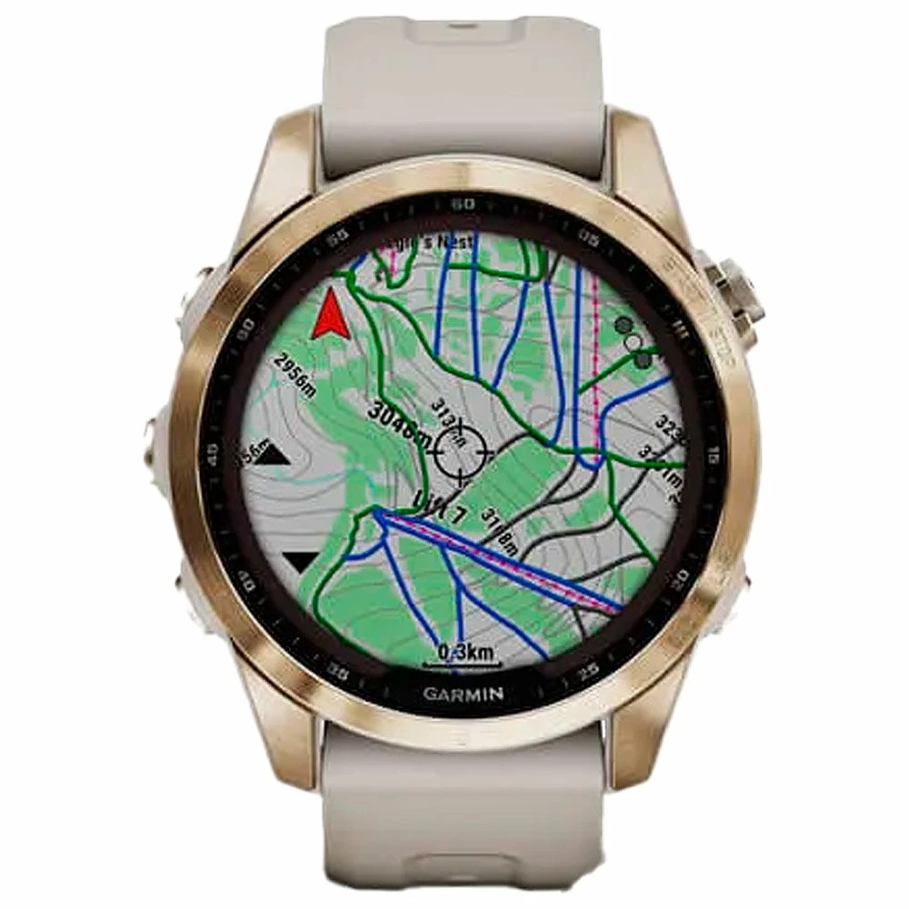 Montres GPS Garmin Fenix 7S Sapphire Solar Edition Cream Light Gold Titan 9 Montres GPS Garmin Fenix 7S Sapphire Solar Edition Cream Light Gold Titan – Image 7