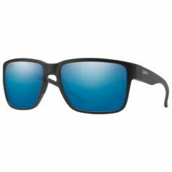 Lunettes De Soleil Smith Emerge Matte Black Chromapop Blue Mirror Polarized