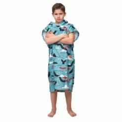 Poncho Surf After Essentials Enfant/Ado - Sketchbook Blue