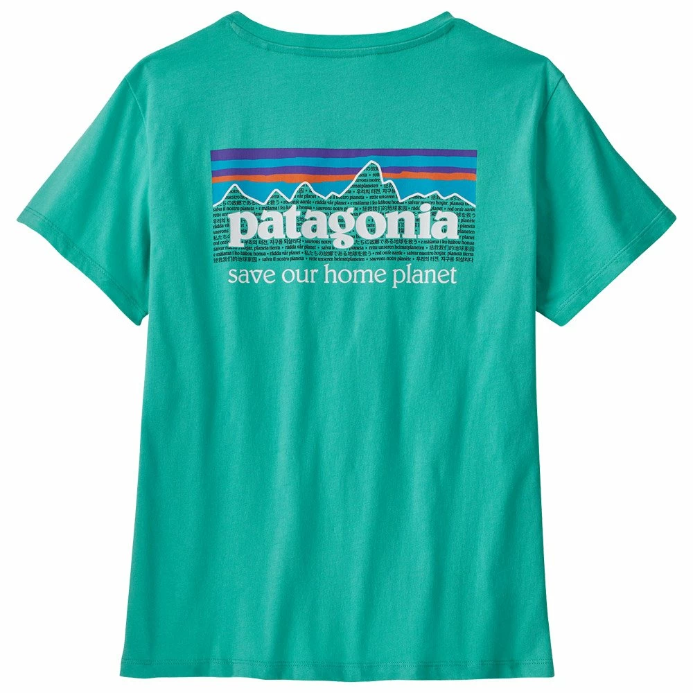 Tee-shirt Patagonia P-6 Mission Organic Fresh Teal 4 Tee-shirt Patagonia P-6 Mission Organic Fresh Teal – Image 2