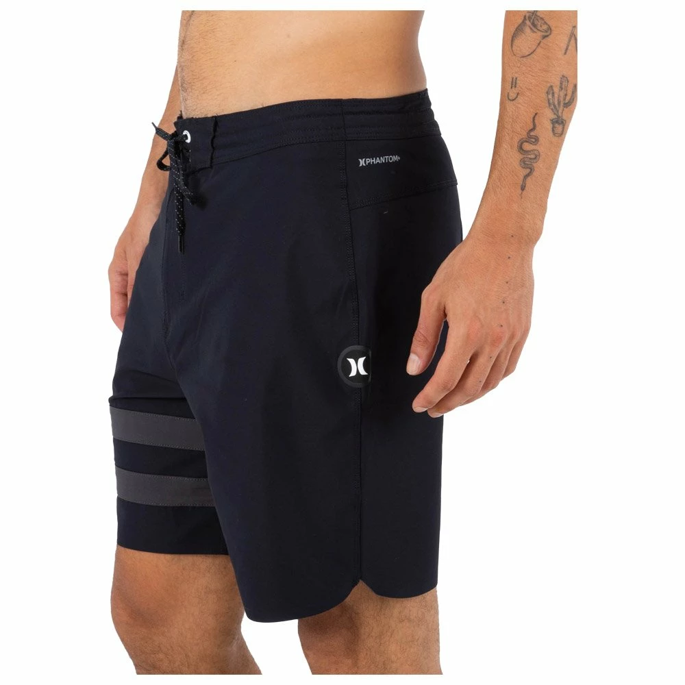 Boardshort Hurley Phantom+ Block Party Renegade 18" Black 5 Boardshort Hurley Phantom+ Block Party Renegade 18" Black – Image 3