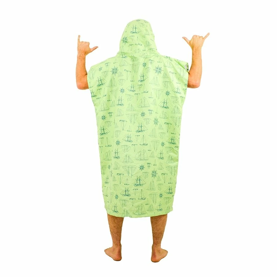 Poncho Surf All-In Travel - Boat Print / Sapin 4 Poncho Surf All-In Travel - Boat Print / Sapin – Image 2