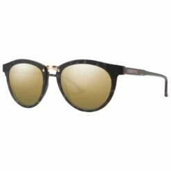 Lunettes De Soleil Smith Questa Matte Ash Tortoise Gold Mirror