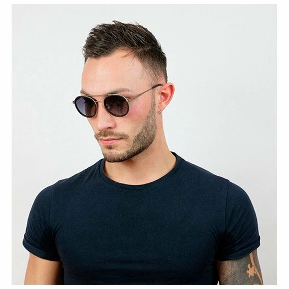 Lunettes De Soleil Binocle Eyewear Arizona Silver Black Grey Polarized 6 Lunettes De Soleil Binocle Eyewear Arizona Silver Black Grey Polarized – Image 4