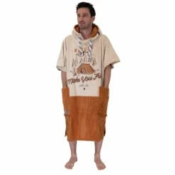 Poncho Surf All-In V Beach Crew - Nature / Beige