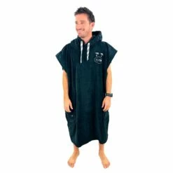 Poncho Surf All-In Classic Flash Line - Black
