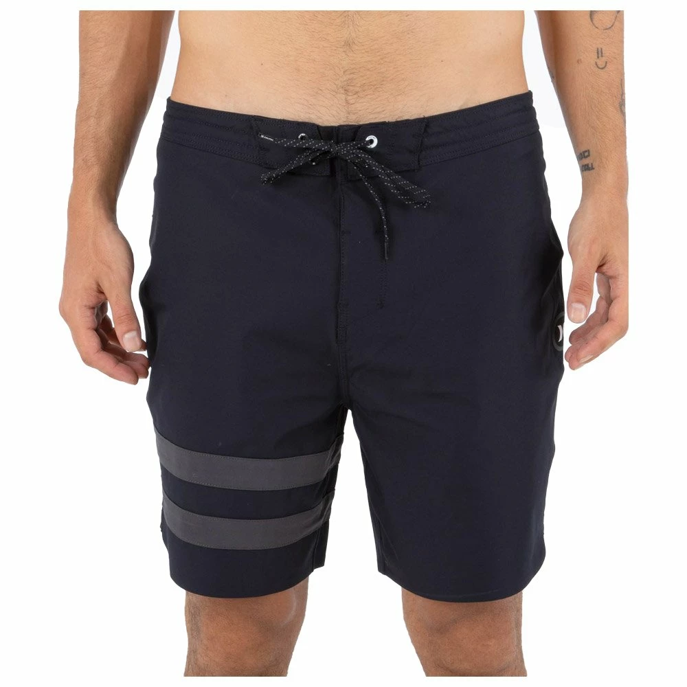 Boardshort Hurley Phantom+ Block Party Renegade 18" Black 3 Boardshort Hurley Phantom+ Block Party Renegade 18" Black