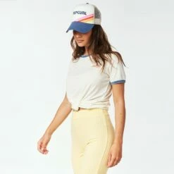 Tee-shirt Rip Curl Surf Revival Ringer - Bone -Surfen Geschäft 33f8fd1492087bd6ea331c1027e6727d55bb9c6f E22RIPCTEH87144 3