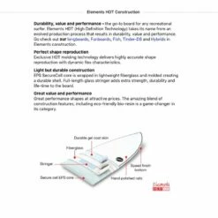 Board De Surf Nsp NSP Element HDT Fun- White Tint -Surfen Geschäft 34ff16473352039eb93a211c3ef6f64111623503 E21NSPWAT70348 3