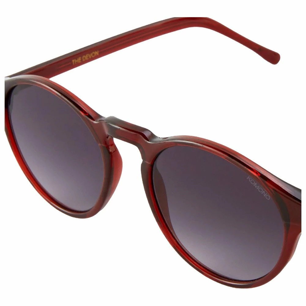 Lunettes De Soleil Komono Devon Burgundy Burgundy 4 Lunettes De Soleil Komono Devon Burgundy Burgundy – Image 2
