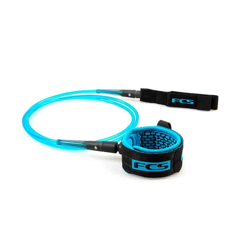 Leash Surf Fcs All Round Leash Essentiall - Blue / Black 3 Leash Surf Fcs All Round Leash Essentiall - Blue / Black