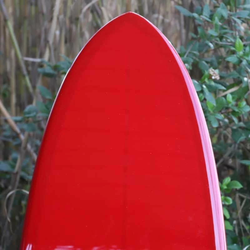 Board De Surf Pukas La Côte - Red Tint - Futures Fins - 7'2" / 123 Cm 8 Board De Surf Pukas La Côte - Red Tint - Futures Fins - 7'2" / 123 Cm – Image 6
