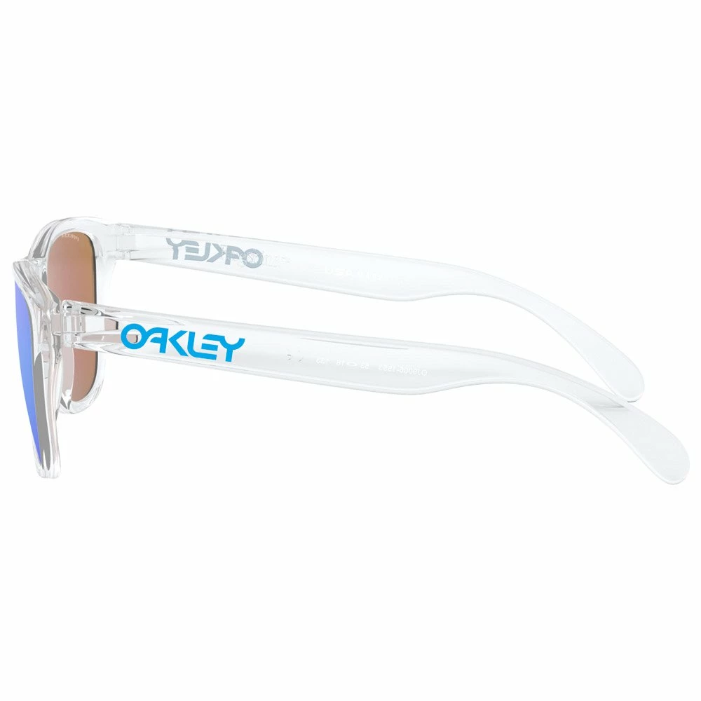 Lunettes De Soleil Oakley Frogskins Xs Polished Clear Prizm Sapphire 5 Lunettes De Soleil Oakley Frogskins Xs Polished Clear Prizm Sapphire – Image 3