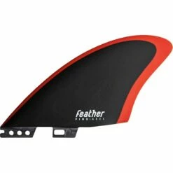 Ailerons Surf Feather Fins Feathers Fins Keel - Black / Red - 2 Dérives