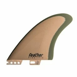 Ailerons Surf Feather Fins Feathers Fins Modern Keel - Green Forrest - 2 Dérives