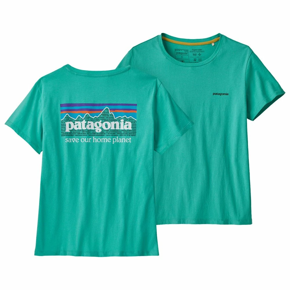 Tee-shirt Patagonia P-6 Mission Organic Fresh Teal 5 Tee-shirt Patagonia P-6 Mission Organic Fresh Teal – Image 3