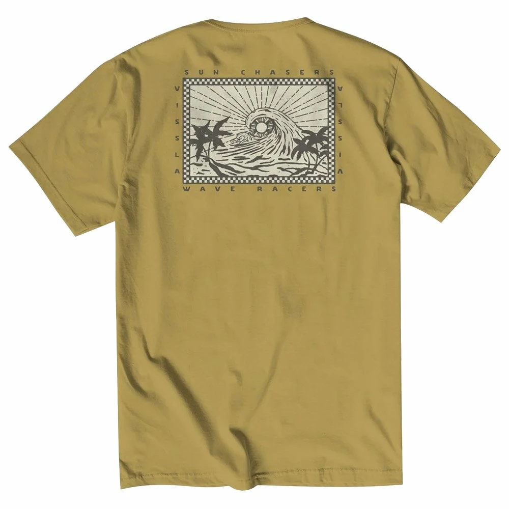 Tee-shirt Vissla Wave Racers Organic Ale 3 Tee-shirt Vissla Wave Racers Organic Ale