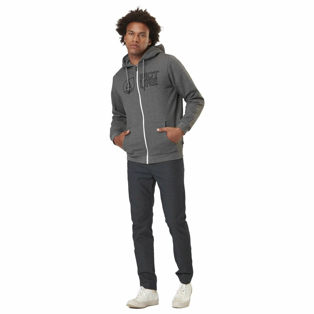 Sweat Picture Basement Zip Hoodie Dark Grey Melange 7 Sweat Picture Basement Zip Hoodie Dark Grey Melange – Image 5