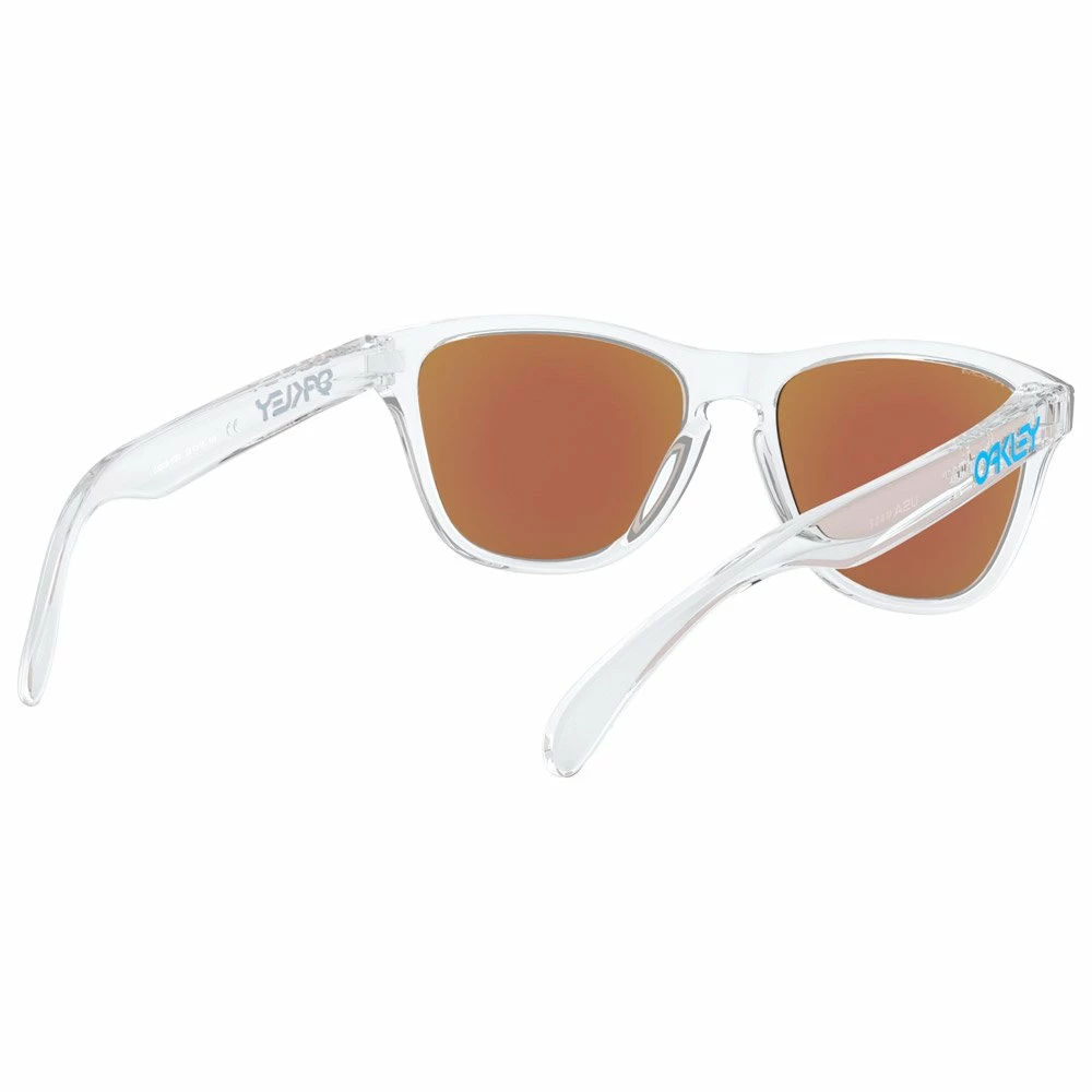 Lunettes De Soleil Oakley Frogskins Xs Polished Clear Prizm Sapphire 9 Lunettes De Soleil Oakley Frogskins Xs Polished Clear Prizm Sapphire – Image 7