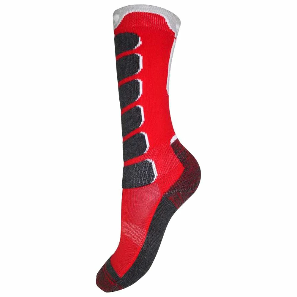 Chaussettes Monnet Snowpark Rouge 3 Chaussettes Monnet Snowpark Rouge